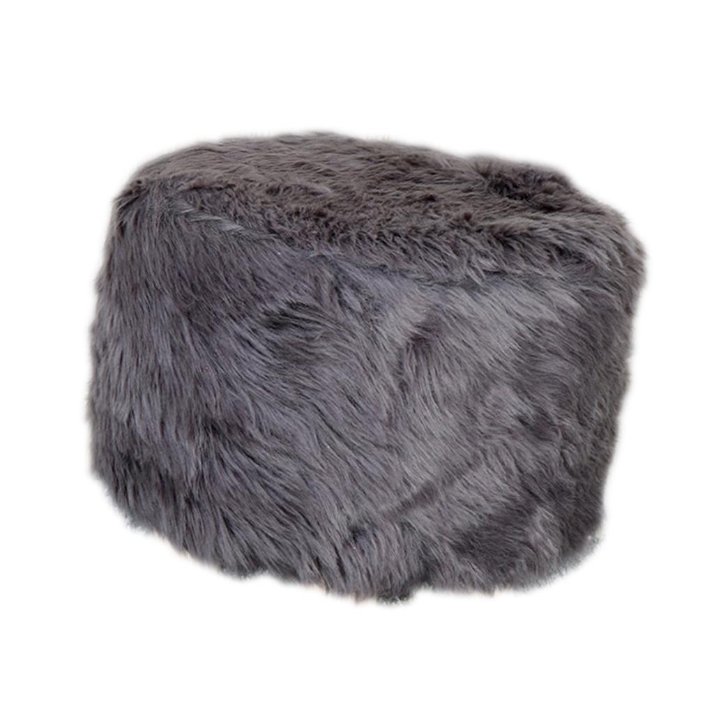 Fantastic Comfortable Stool Covers for Home Living Room Decorations Gray