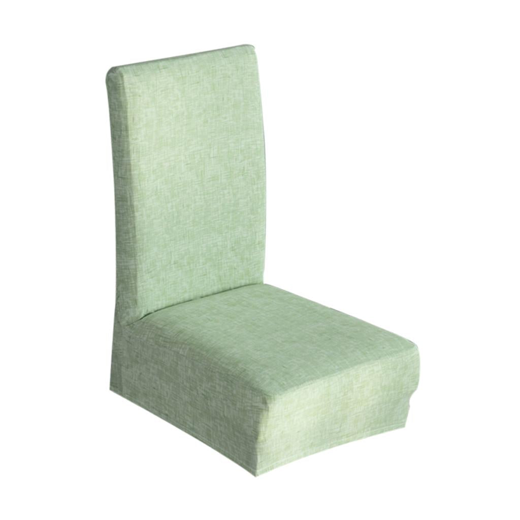 Universal Stretch Dining Room Chair Slipcover Stool Seat Cover Grass Green
