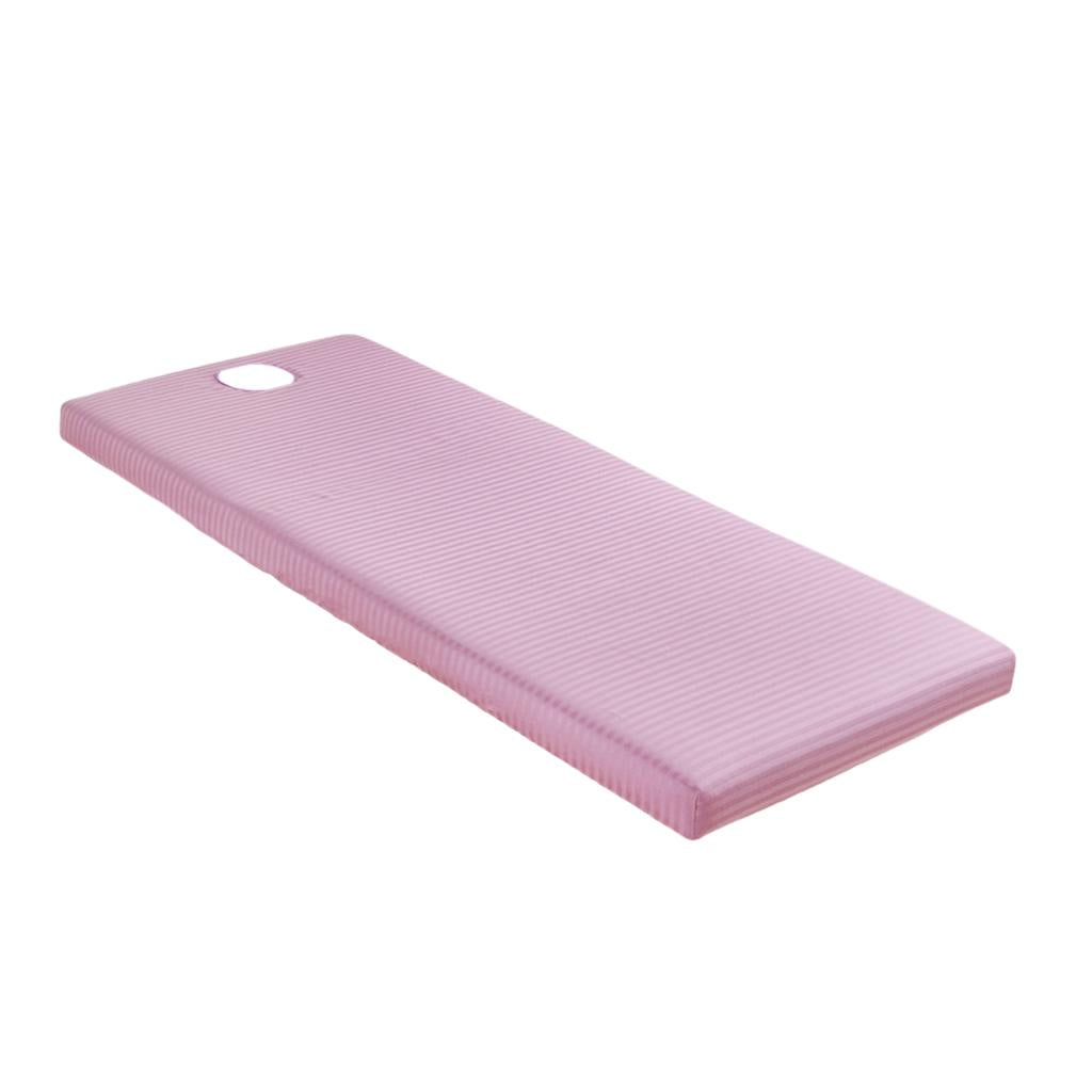 Reusable SPA Massage Cloth Bed Sheet Cover with Face Hole 190x70cm Purple