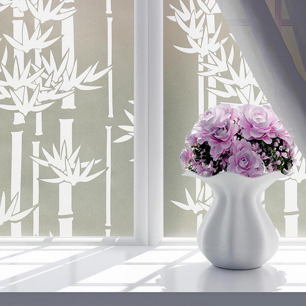 Self Adhesive 45X100cm Frosted Window Film For UV Rejection Style 3