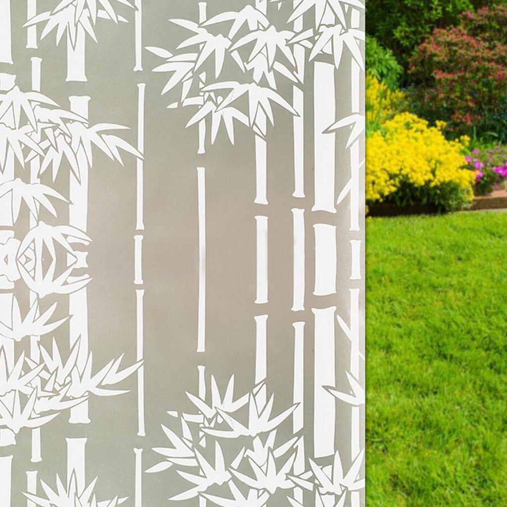 Self Adhesive 45X100cm Frosted Window Film For UV Rejection Style 3