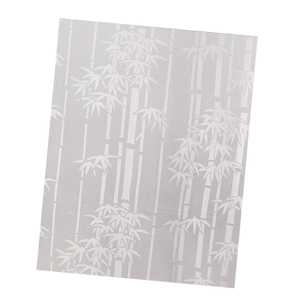 Self Adhesive 45X100cm Frosted Window Film For UV Rejection Style 3
