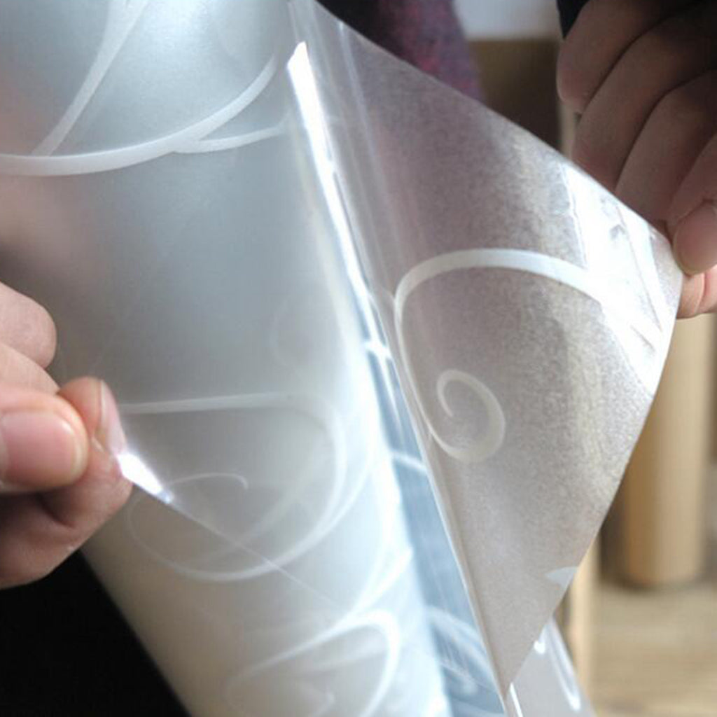 Self Adhesive Frosted Window Film For UV Rejection Heat Control Style 4