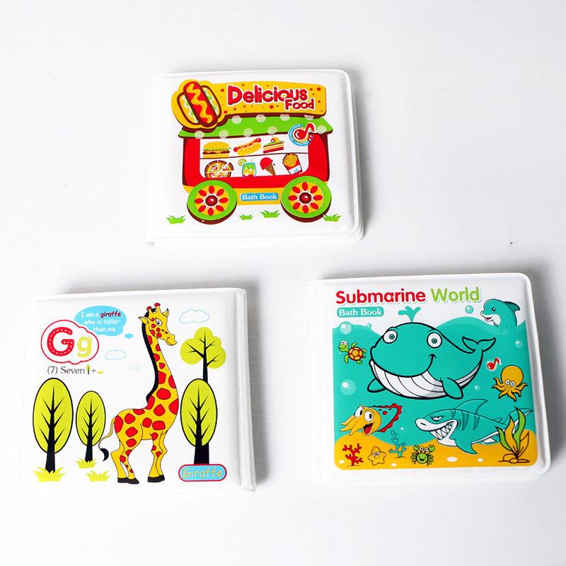 Waterproof Baby Kids Shower Bath Book Early Educational Toys Animal Paradise