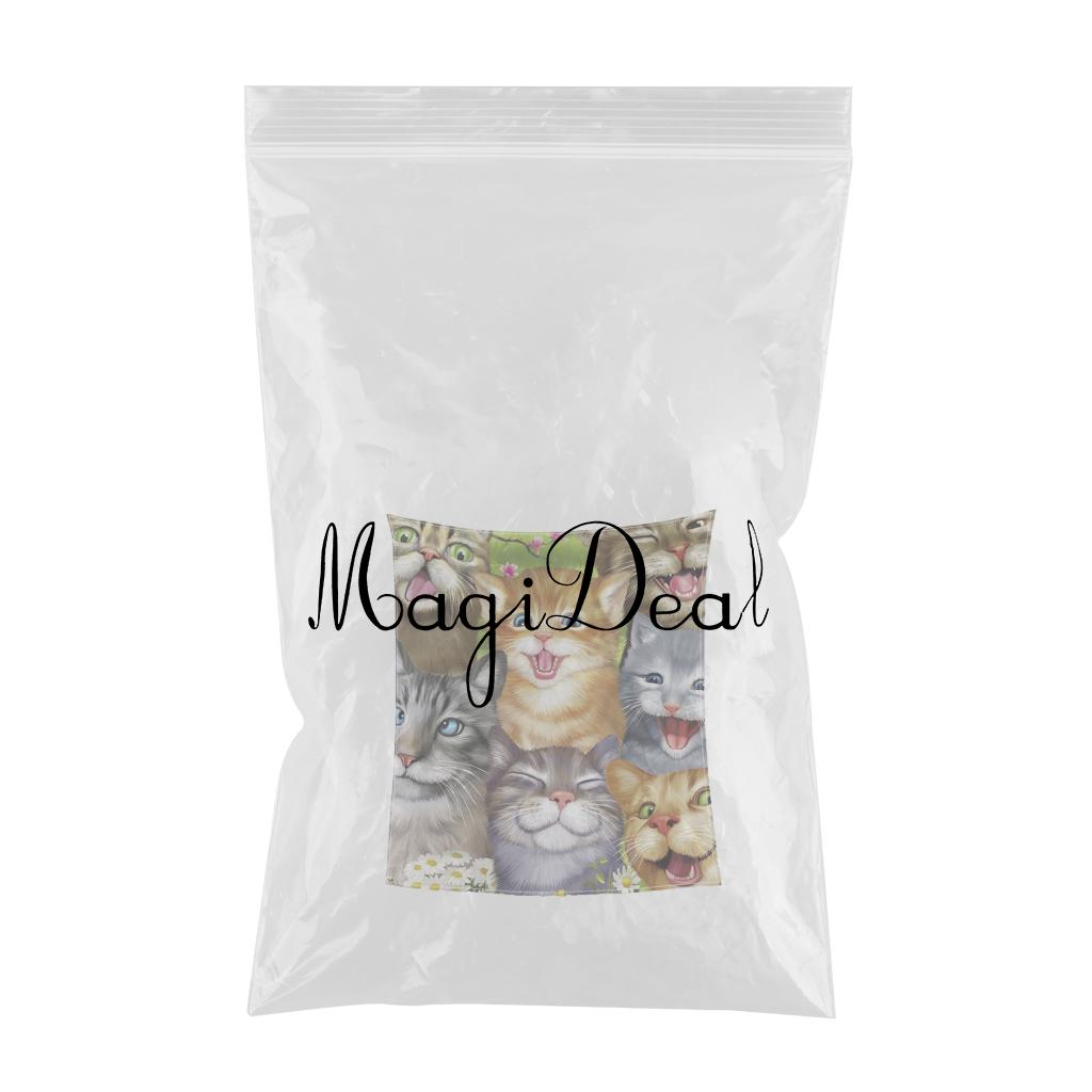 Digital Printing Flannel Blanket Soft Bed Sofa Throw Cats 130x150cm