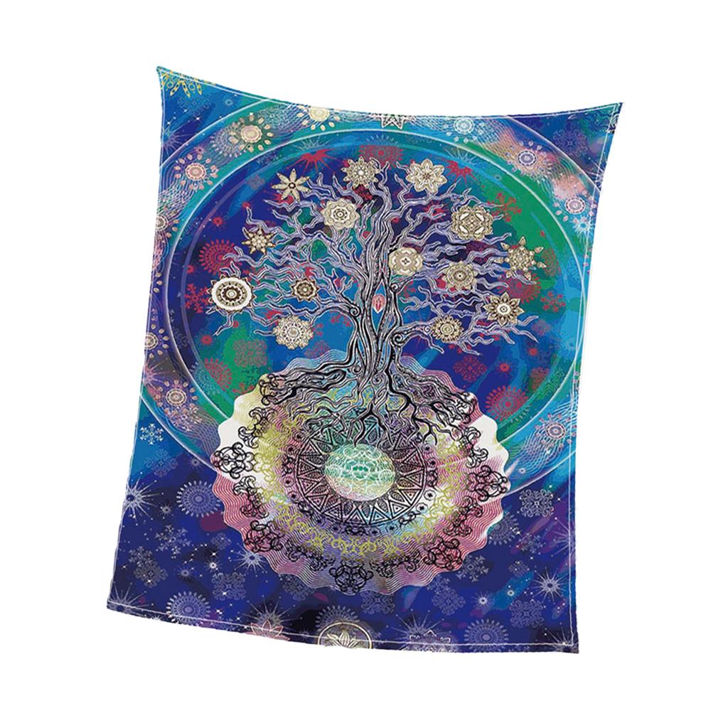 Digital Printing Flannel Blanket Soft Bed Sofa Throw Tree 150x200cm