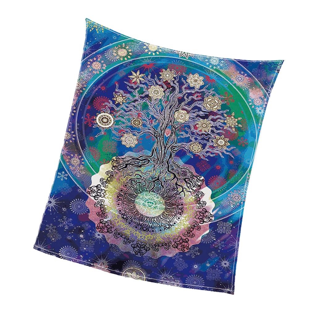 Digital Printing Flannel Blanket Soft Bed Sofa Throw Tree 150x200cm