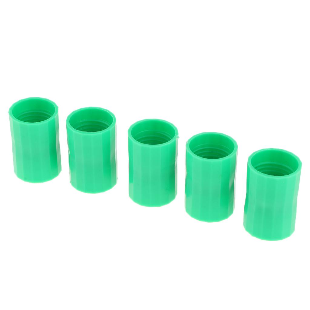 5 Pieces Bottle Connectors Connector Cyclone Tube Science Toy Green