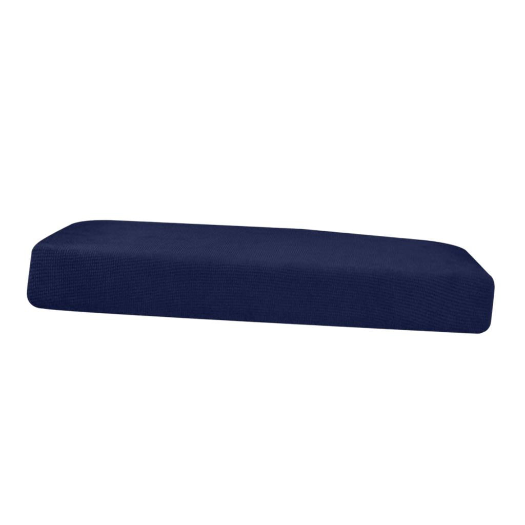 Sofa Futon Seat Cushion Cover Couch Slipcover Protector Dark Blue_Size M