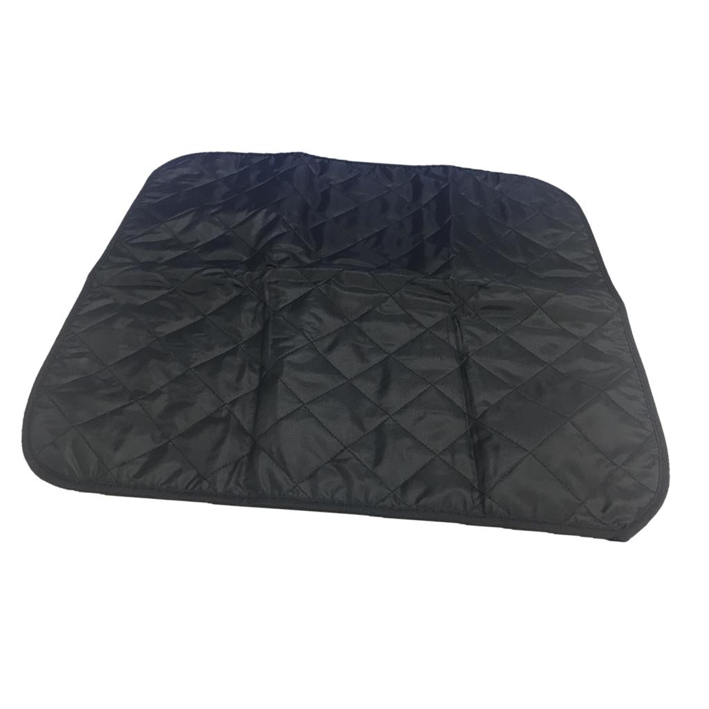 Reversible Quilted Waterproof Pet Mat 1-Seater Sofa Armchair Cover Black