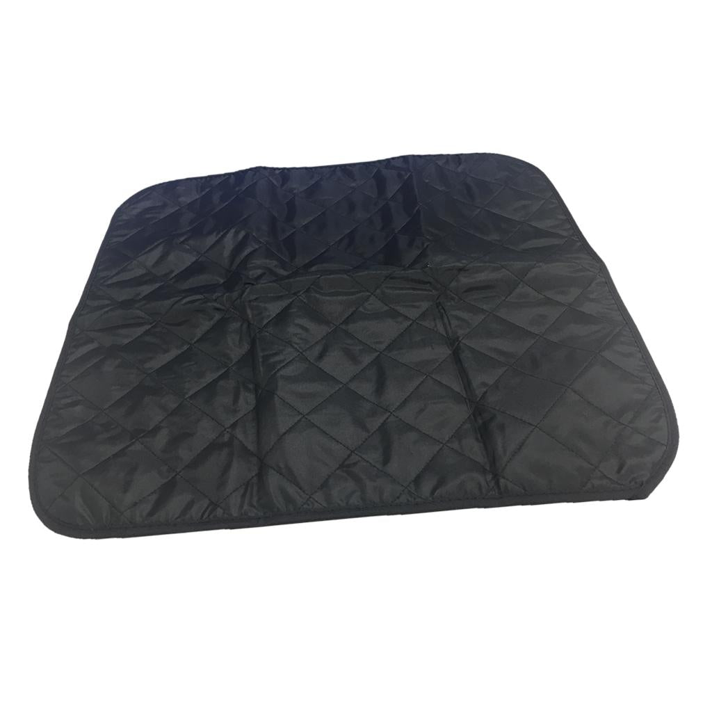 Reversible Quilted Waterproof Pet Mat 1-Seater Sofa Armchair Cover Black