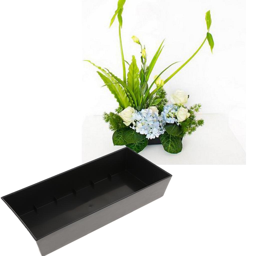 Plastic Ikebana Suiban Vase Pot Bonsai Flower Container