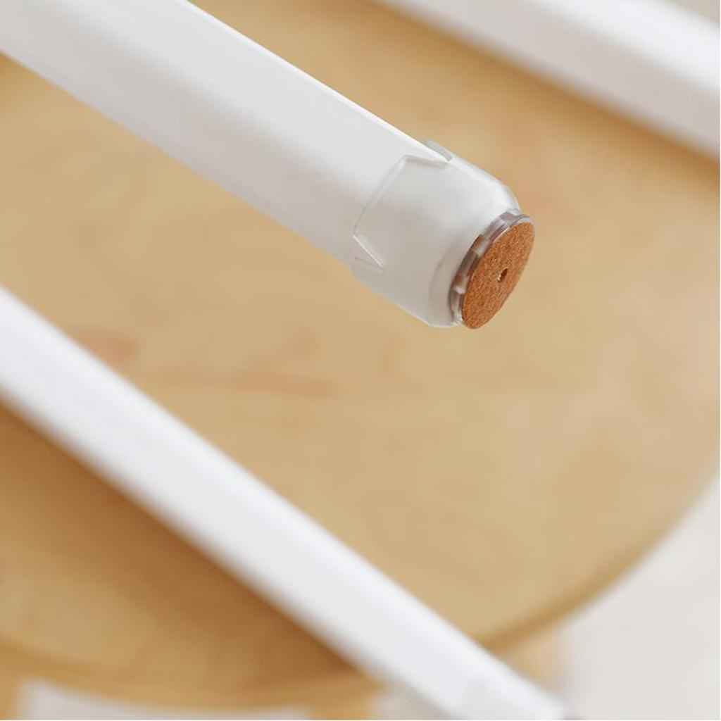 10 Pieces Clear Chair Leg Floor Protectors Furniture Pads Round Leg 17-21mm