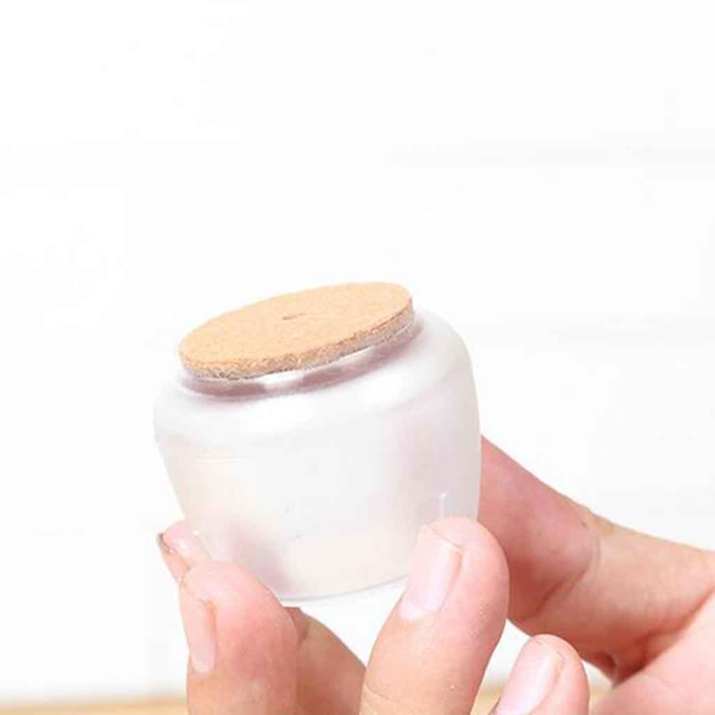 10 Pieces Clear Chair Leg Floor Protectors Furniture Pads Round Leg 17-21mm