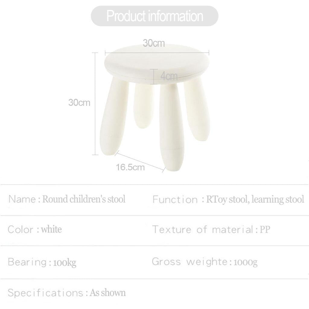 Kids Children Assembling Chair Furniture Chair Nursery Student Seat White