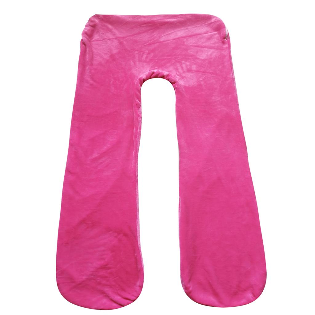 Removable Cover Maternity Shape Pillowcase Rose Red
