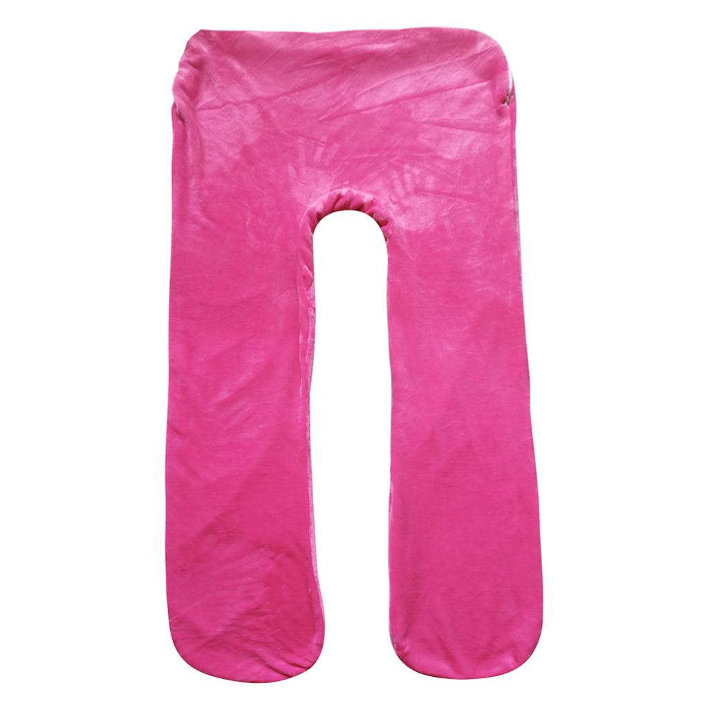 Removable Cover Maternity Shape Pillowcase Rose Red