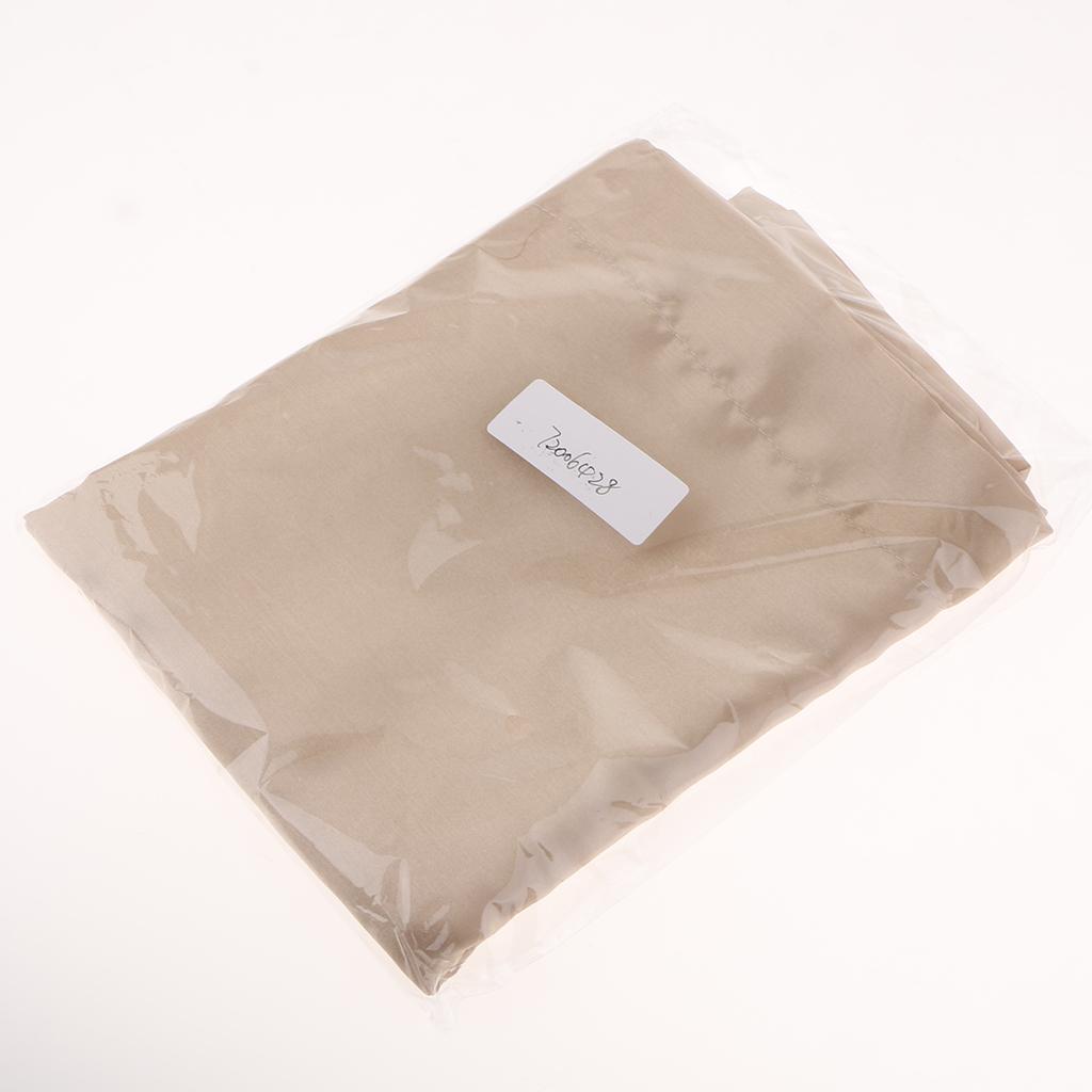 Solid Color Luxury Silky Pillowcases Queen Size 20x30 Inch Camel