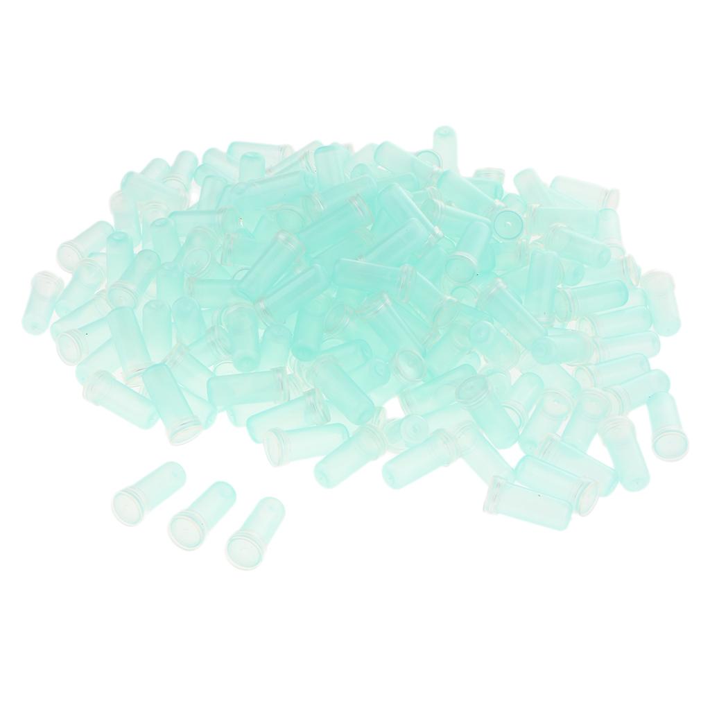 Plastic Flower Water Tubes Floral Tube/Vials Clear Blue_4.1x1.8cm