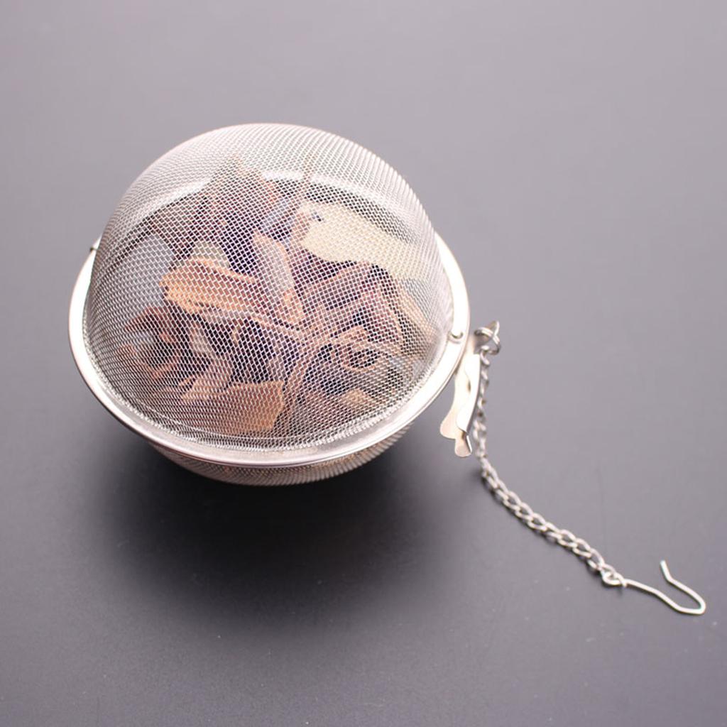 Stainless Steel Infuser Strainer Mesh Tea Filter Ball 6.5cm Dia