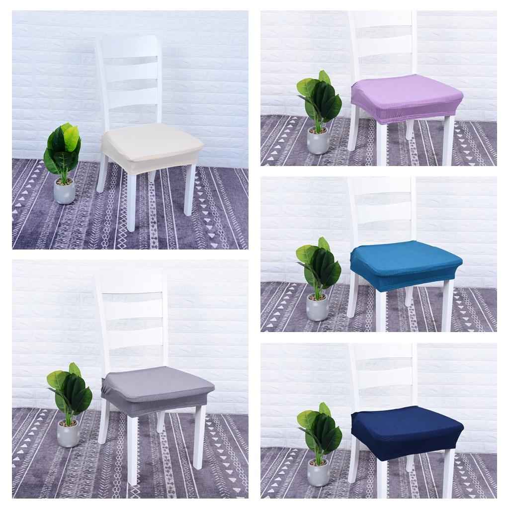 Stretch Waterproof Dining Chair Cover Seat Protectors Beige