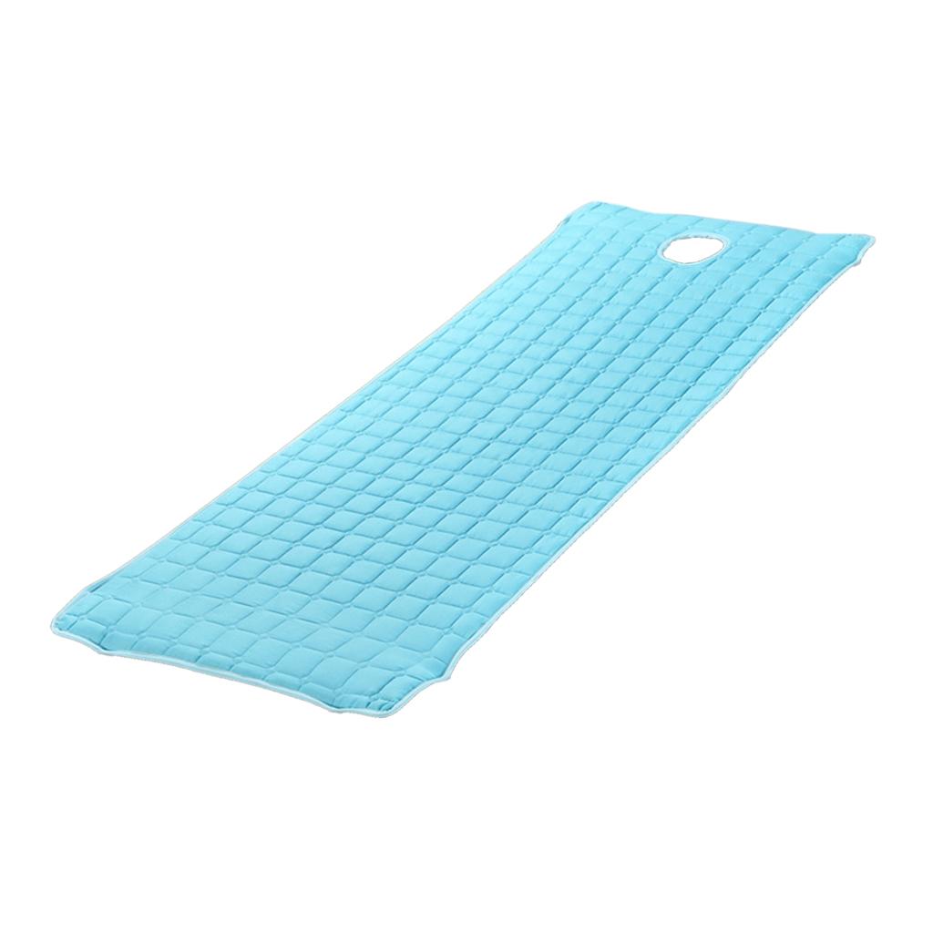 Non-slip Massage Table Sheet Cover with Elastic Band 190x80cm Blue