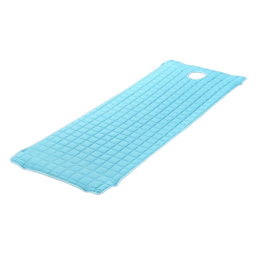 Non-slip Massage Table Sheet Cover with Elastic Band 190x80cm Blue