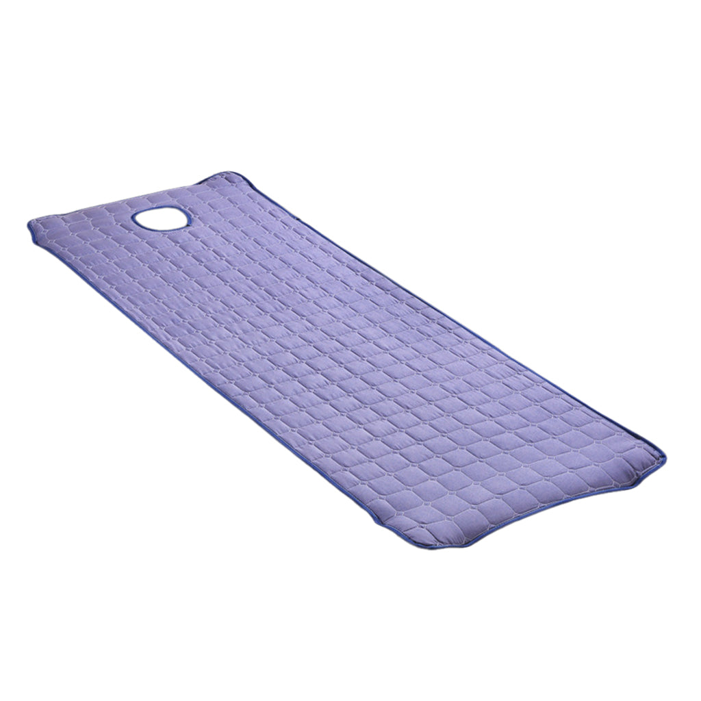 Non-slip Massage Table Sheet Cover with Elastic Band 190x80cm Purple