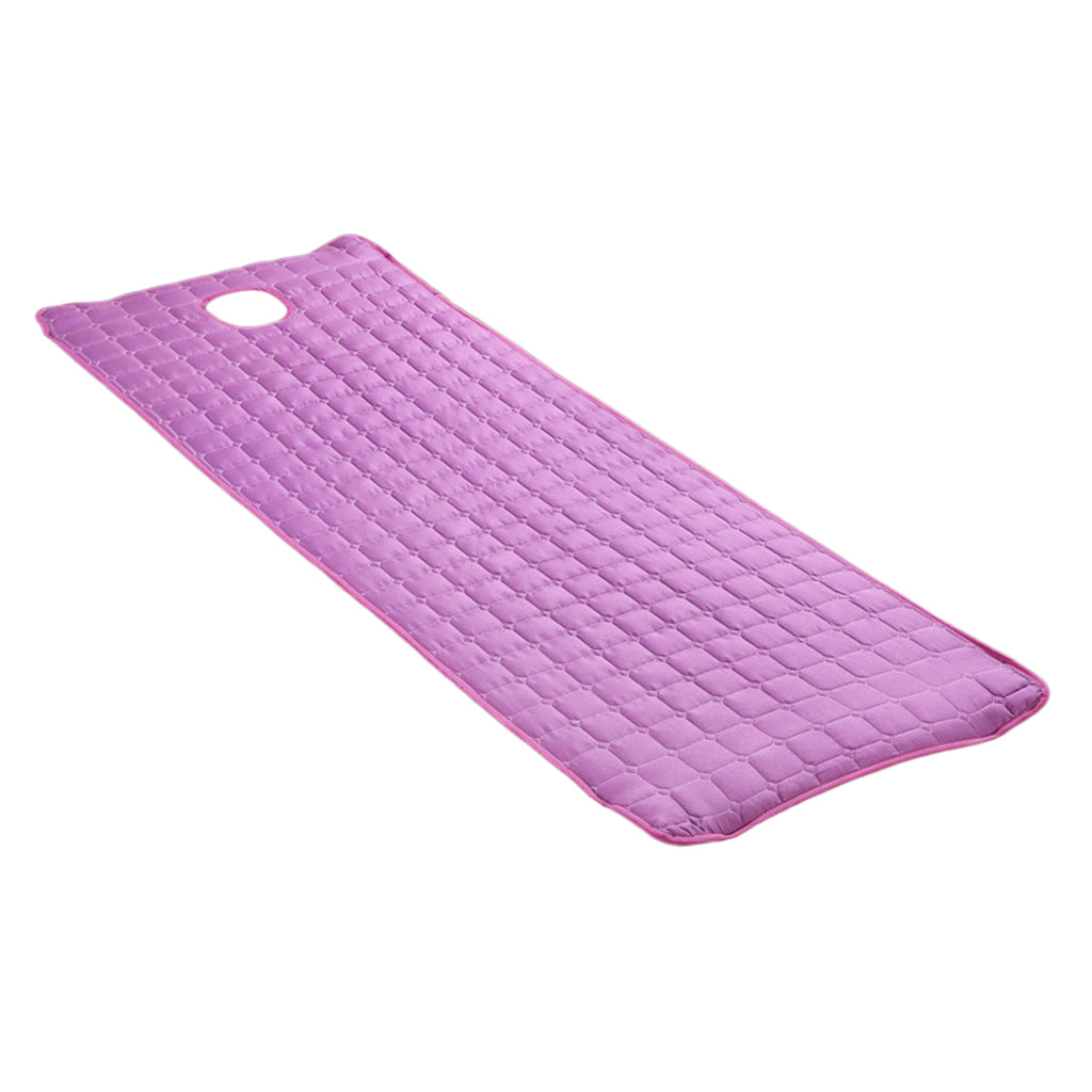 Non-slip Massage Table Sheet Cover with Elastic Band 190x80cm Light Purple