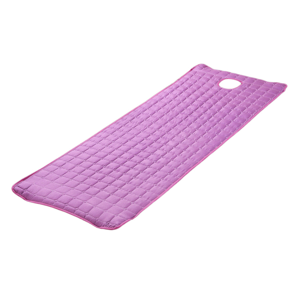 Non-slip Massage Table Sheet Cover with Elastic Band 190x80cm Light Purple