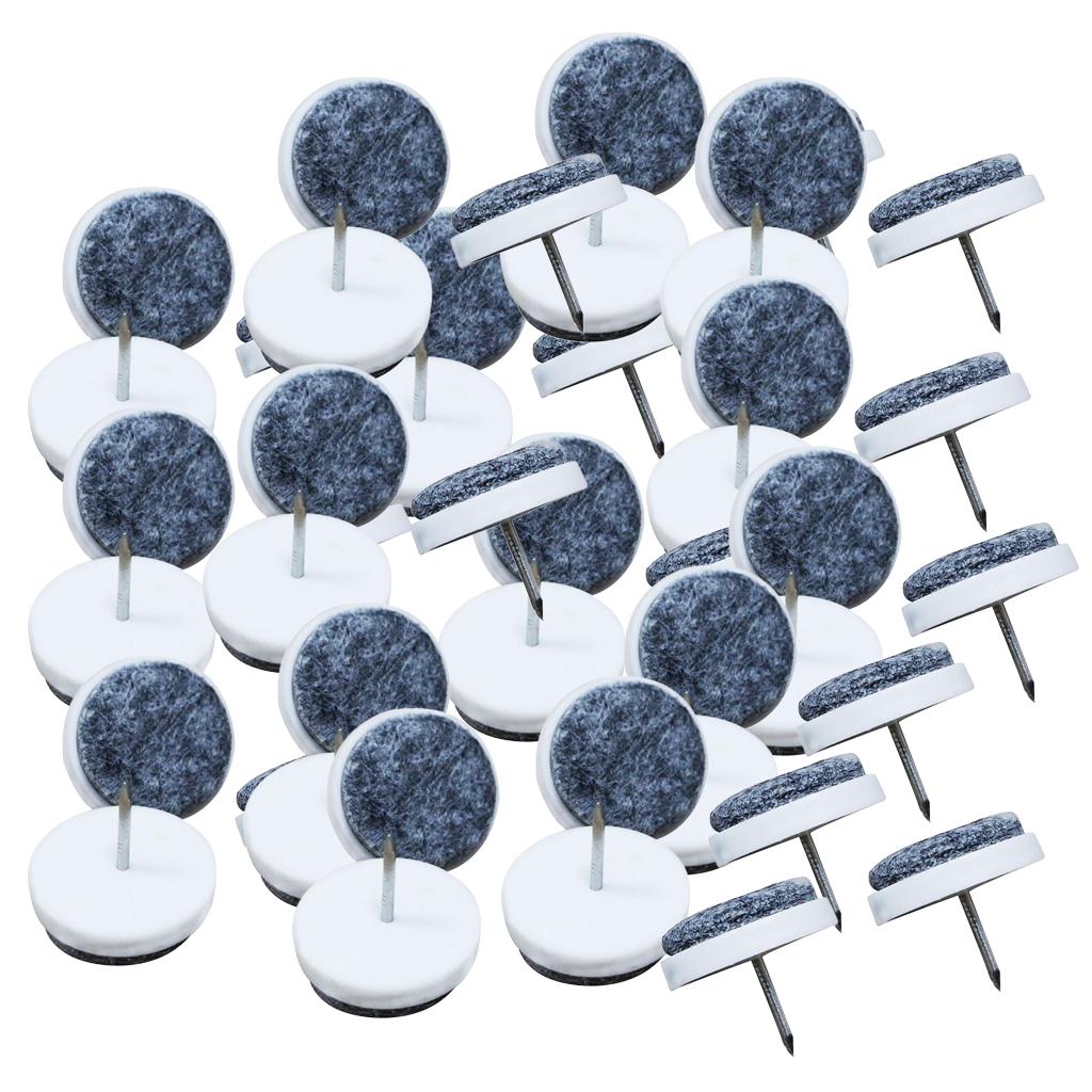 50pcs Furniture Nail Felt Pad Wooden Table Chair Leg Feet 27cm (50pcs)