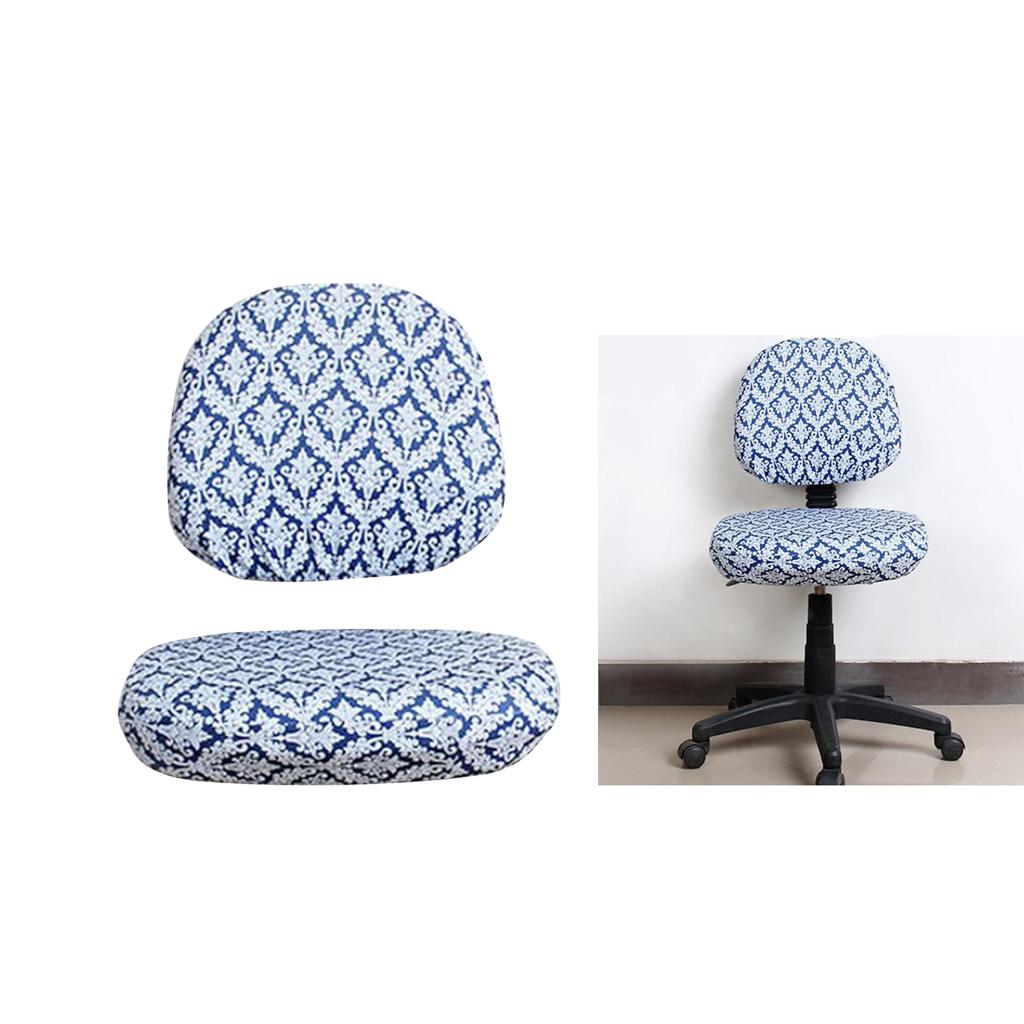 Elastic Separate Office Computer Rotating/Swivel Chair Cover Style_4