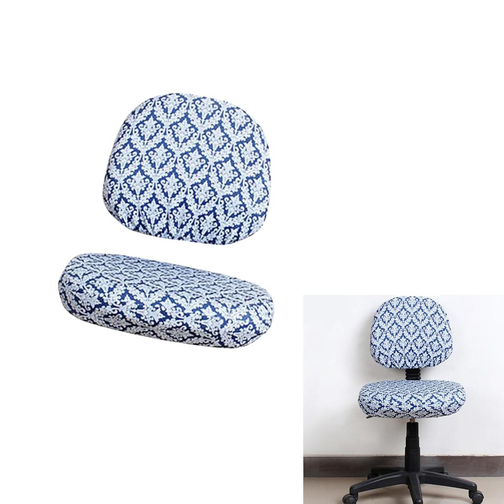 Elastic Separate Office Computer Rotating/Swivel Chair Cover Style_4