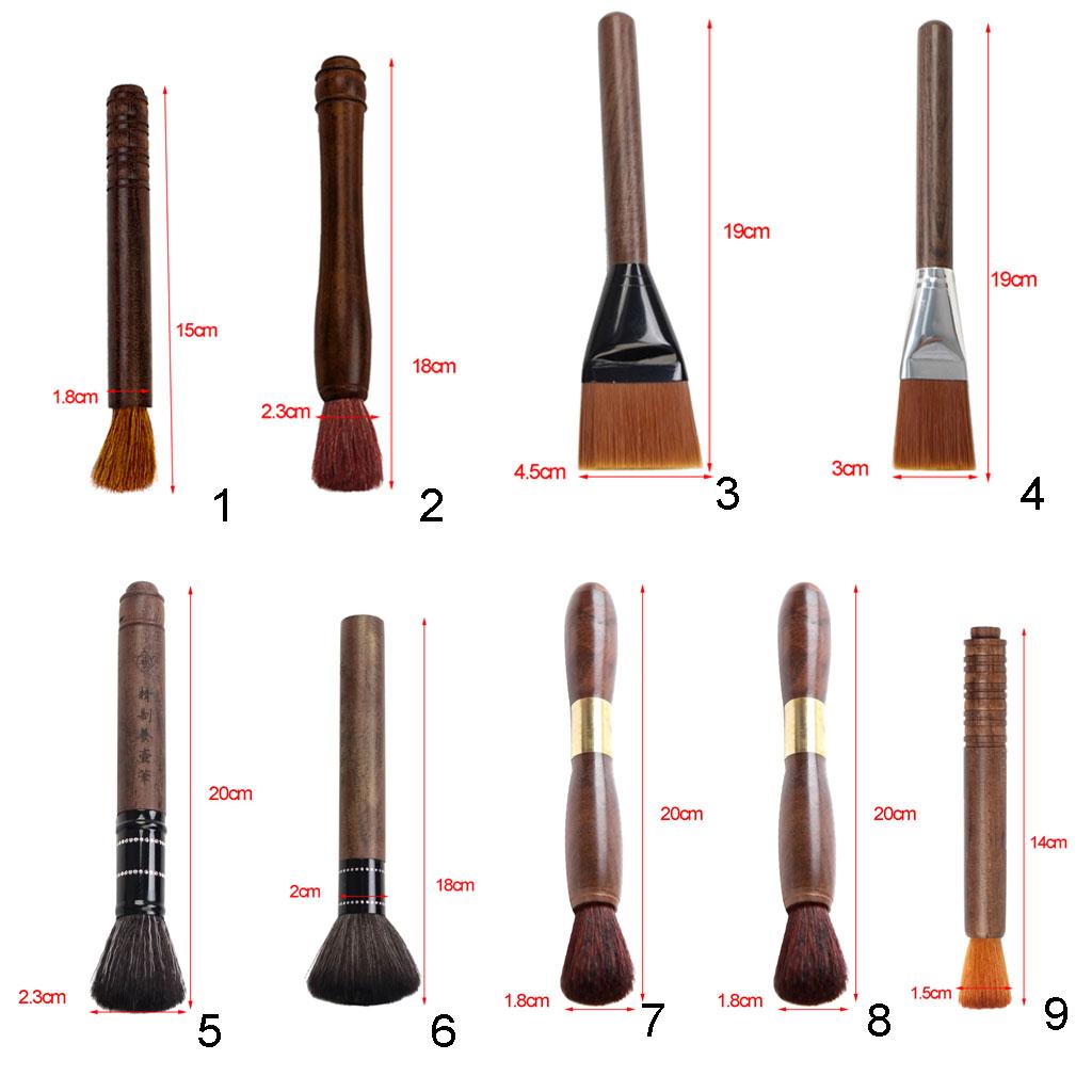 Chinese Ebony Gongfu Tea Tool Tea Brush for Teapot Style_1