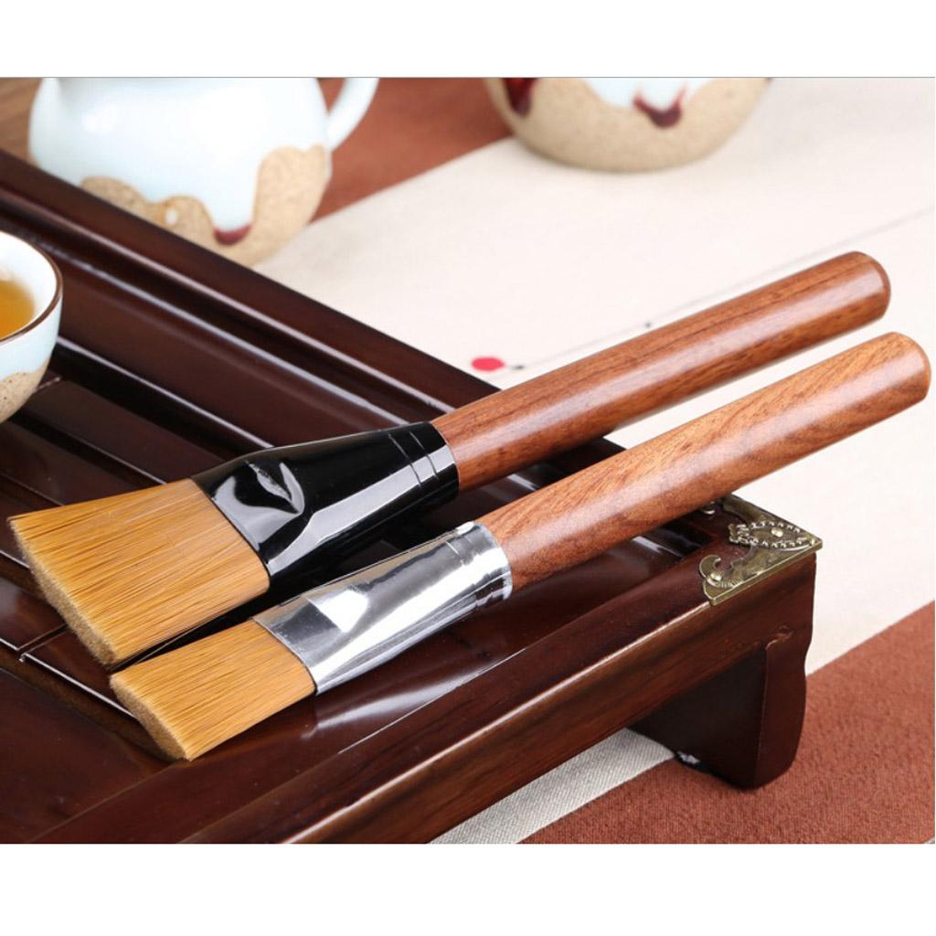 Chinese Ebony Gongfu Tea Tool Tea Brush for Teapot Style_3