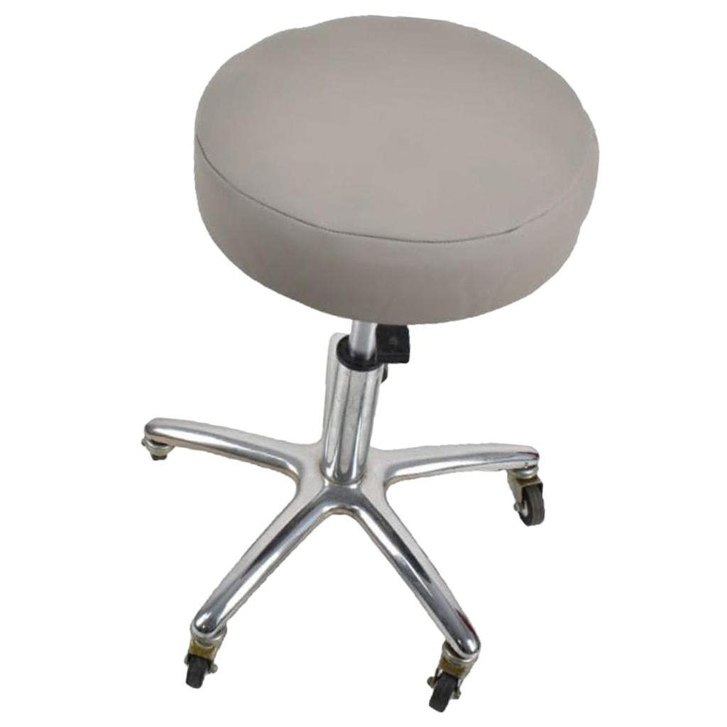 Stretchy Round Bar Stool Cover Chair Seat Cushion 40cm Grey