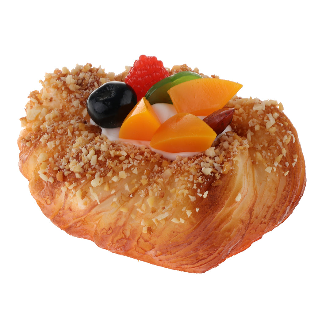 3 Styles Artificial Fruit Bread Cake Simulation Realistic Food Dessert