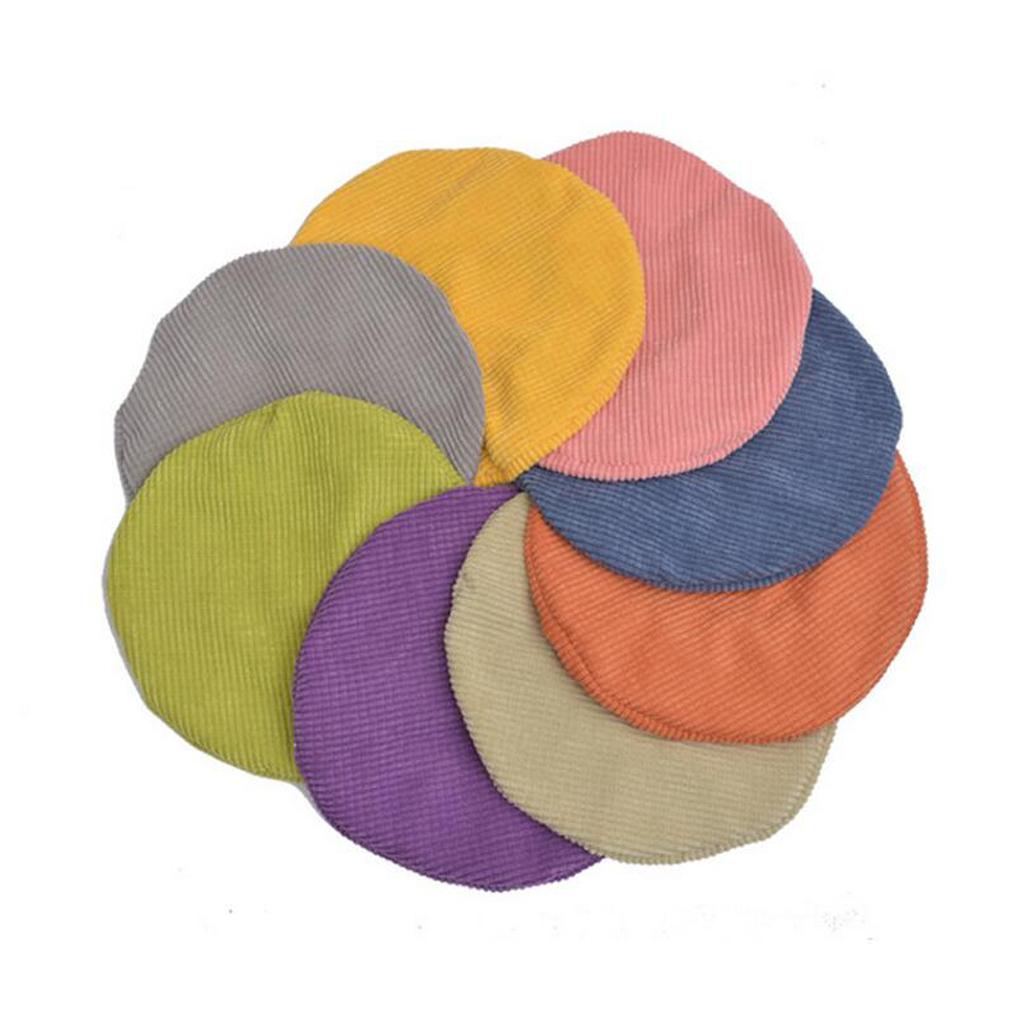 Bar Stool Covers Round Chair Seat Cushion Protector Gray 30x30x5cm