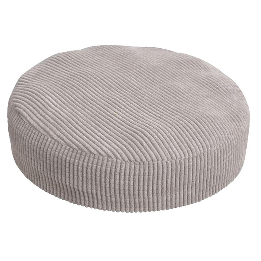 Bar Stool Covers Round Chair Seat Cushion Protector Gray 35x35x10cm