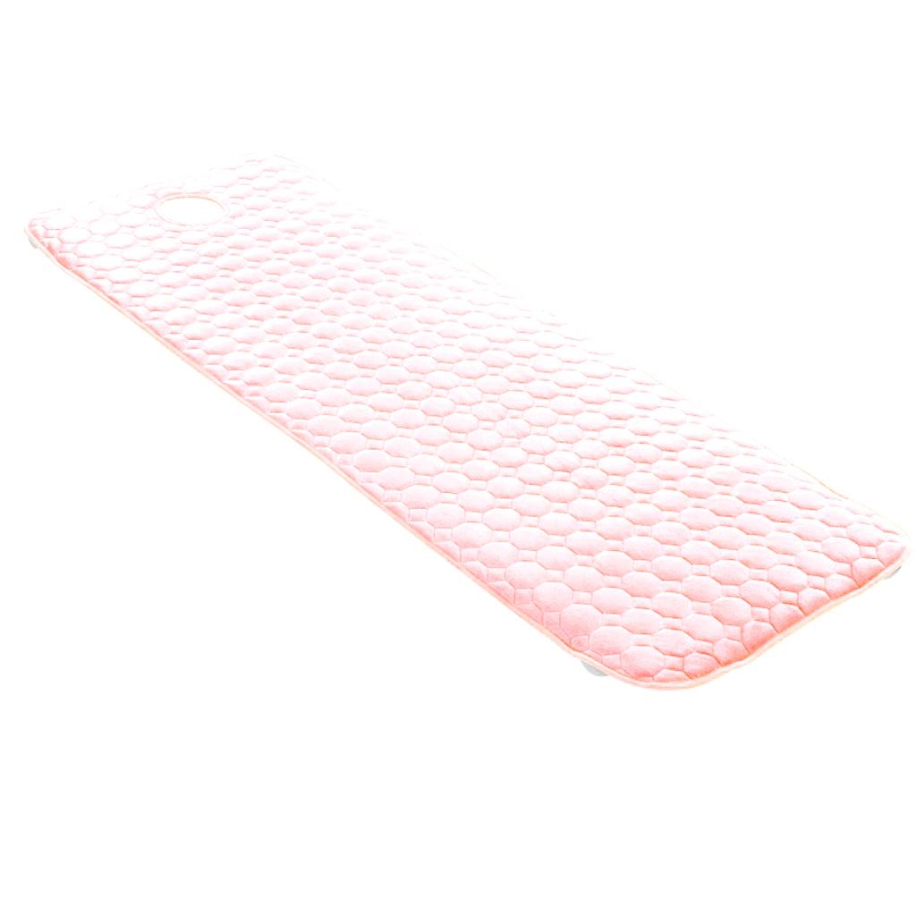 Non-slip Cosmetic Beauty Table Mattress Massage Bed Sheet Pink -75x190cm