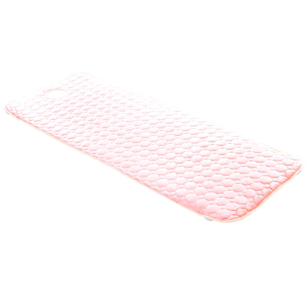 Non-slip Cosmetic Beauty Table Mattress Massage Bed Sheet Pink -75x190cm