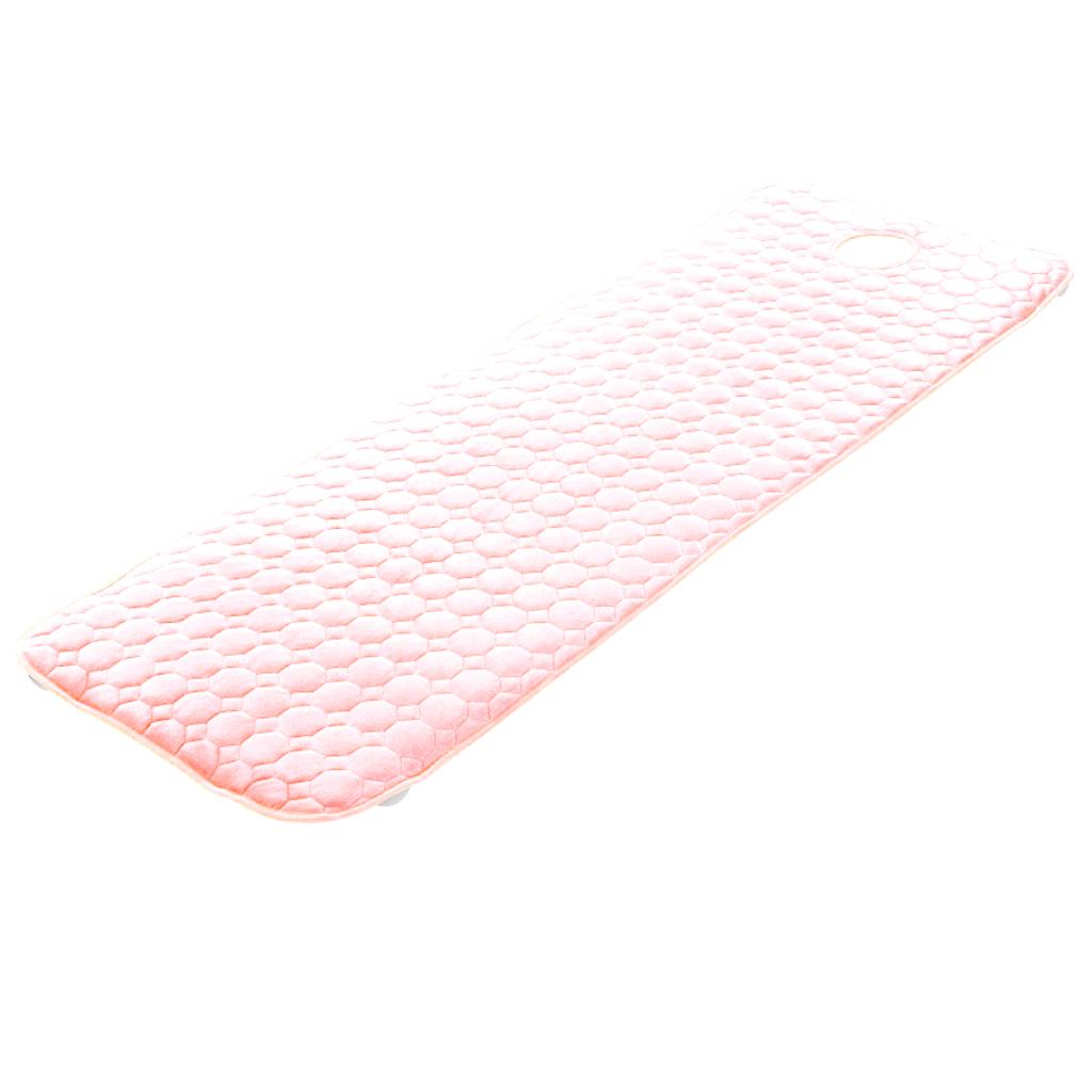 Non-slip Cosmetic Beauty Table Mattress Massage Bed Sheet Pink -75x190cm