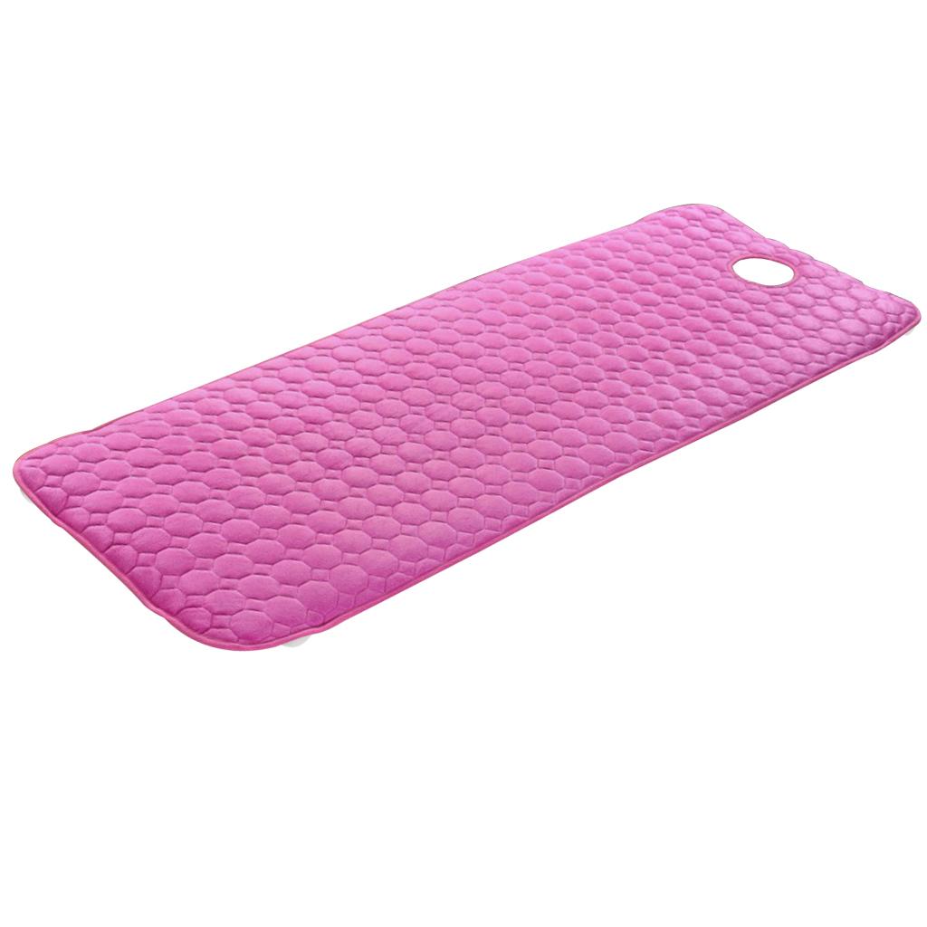 Non-slip Cosmetic Beauty Table Mattress Massage Bed Sheet Purple -75x190cm