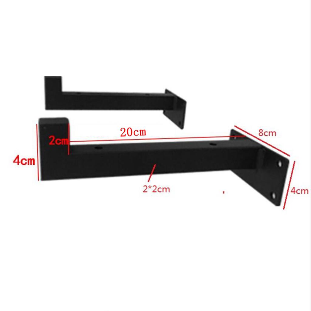 Wall Mounted Iron Bracket Industrial Scaffold Board Shelf Brackets 20cm