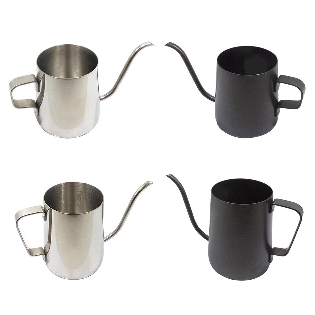 Stainless Steel Coffee Pot Gooseneck Coffee Kettle Tea Pot 250ml