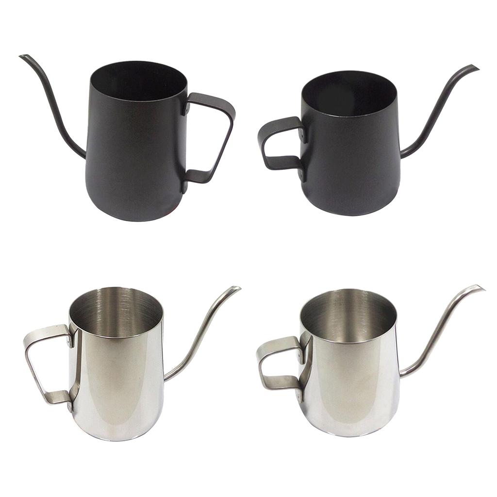 Stainless Steel Coffee Pot Gooseneck Coffee Kettle Tea Pot 250ml