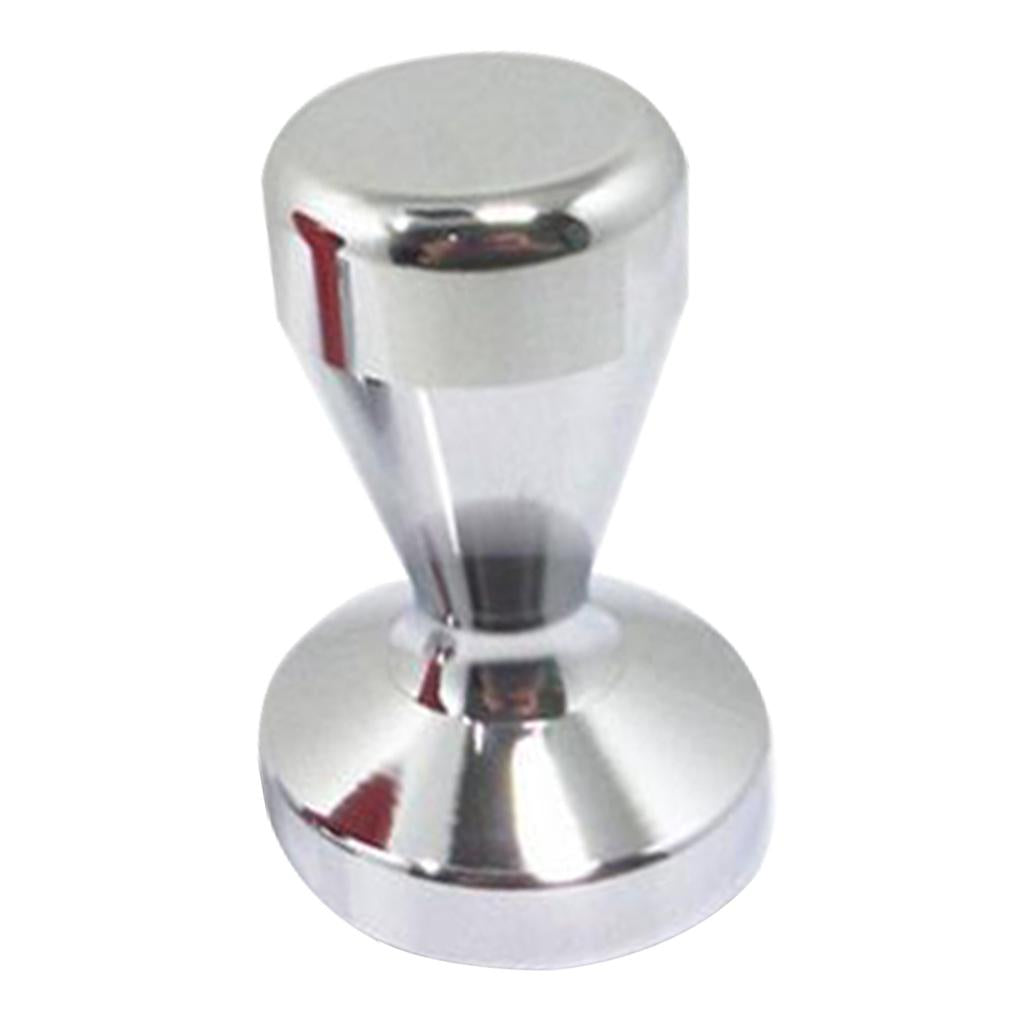 Stainless Steel Espresso Tamper Premium Barista Coffee Tamper Silver-49mm