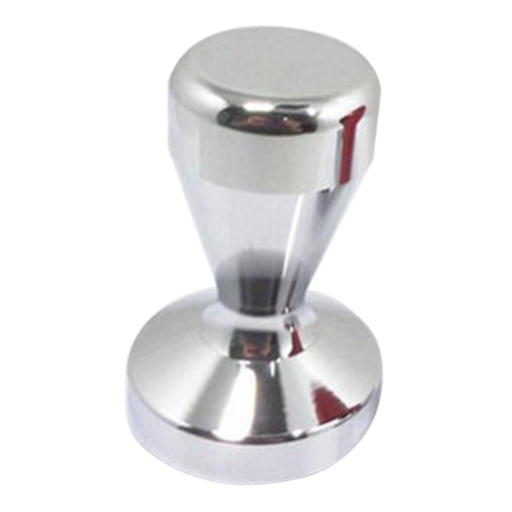 Stainless Steel Espresso Tamper Premium Barista Coffee Tamper Silver-49mm