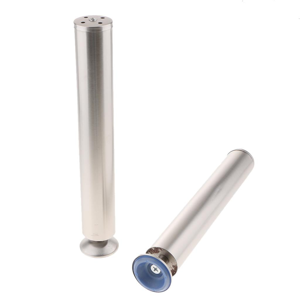 2pcs Stainless Steel Sofa Legs Furniture Cabinet Foot Replacement 35cm