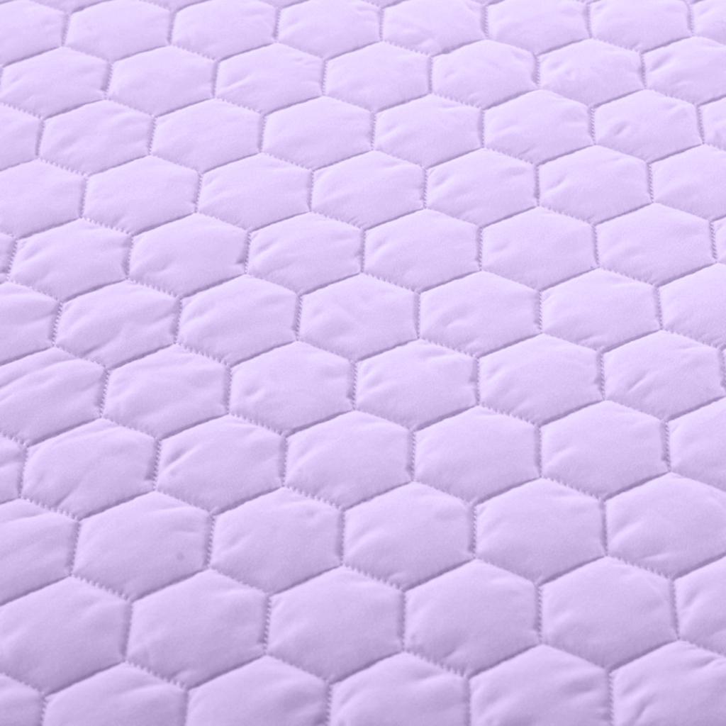Massage Table Skirt Beauty Bed Cover Valance Sheet Light Purple